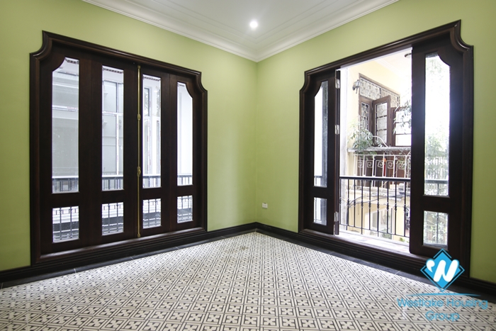 The newly renovated villa for rent in Hoan Kiem is suitable for living, business or office